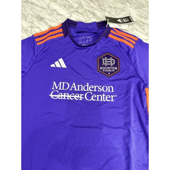 Adidas MLS Houston Dynamo FC Soccer Football Jersey Purple Women's Medium IP6025 - Picture 4 of 9
